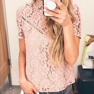 WAYF lace top